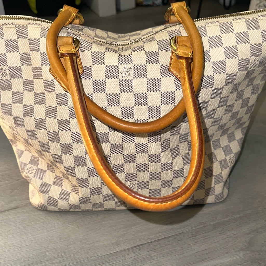 Lv Zipper Large Tote Authentic